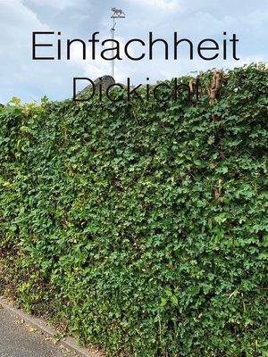 cover image of Einfachheit